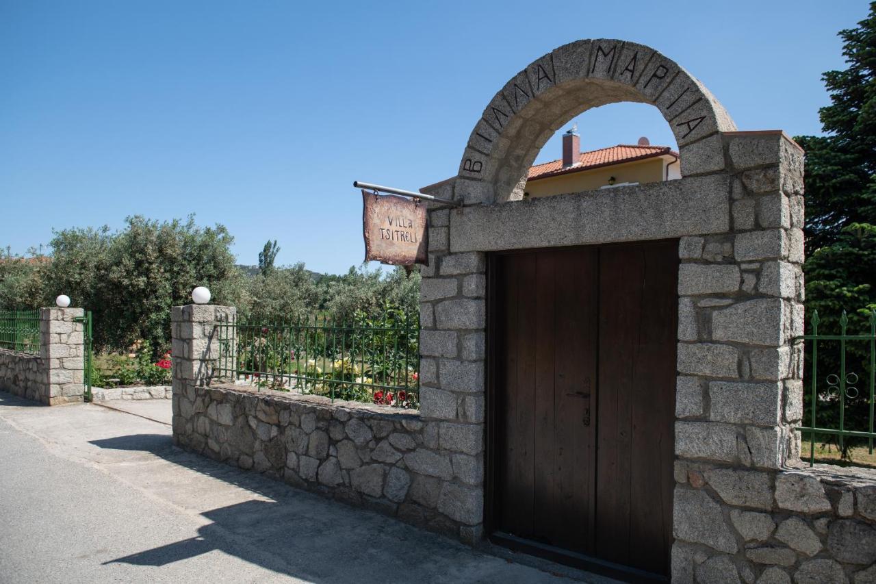 Villa Tsitreli Sikiá Exterior foto